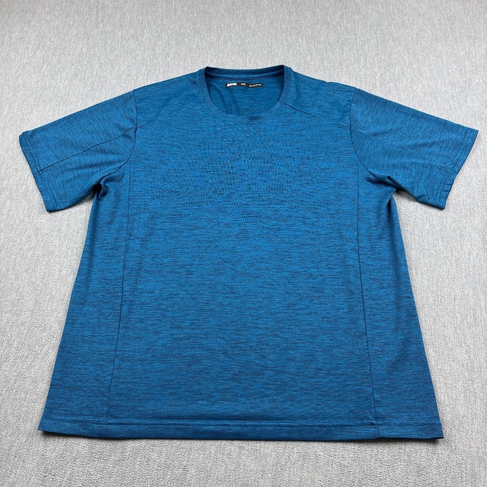 REI Co-Op Shirt Men Large‎ Blue Active Pursuits Short Sleeve Outdoors Hiking